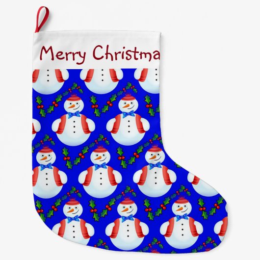 Snowmen Grote Kerstsok (Voorkant)