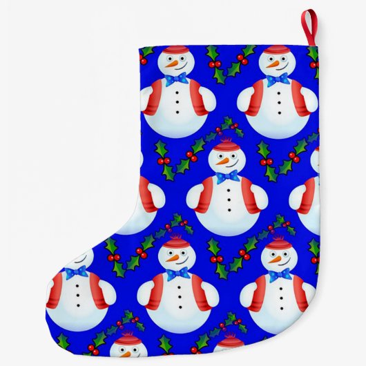 Snowmen Grote Kerstsok (Achterkant)