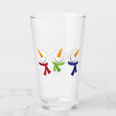 Snowmen Head Glas (Voorkant)