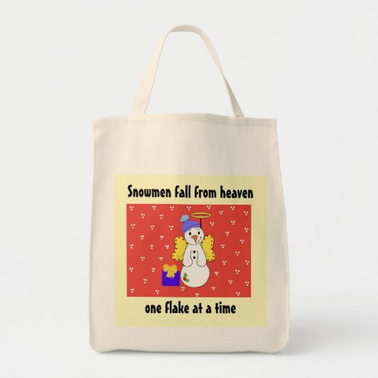 Snowmen Herfst uit de hemel Tote Bag (Voorkant)