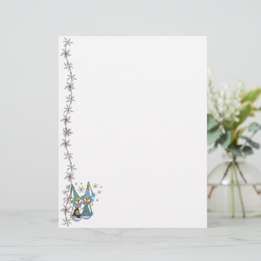 Snowmen Holiday Letterhead (Staand voorkant)