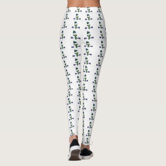 Snowmen in de vorm leggings (Achterkant)