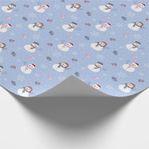 Snowmen-inpakpapier