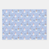 Snowmen-inpakpapier Inpakpapier Vel (Voorkant)