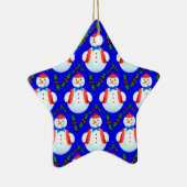 Snowmen Keramisch Ornament (Rechts)