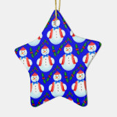 Snowmen Keramisch Ornament (Links)