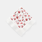 Snowmen kerstbomen servet (Hoek)