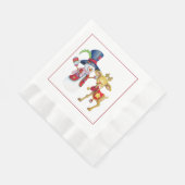 Snowmen-kerstpapier Napkins Servet (Hoek)