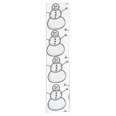 Snowmen Korte Tafelloper (Voorkant)