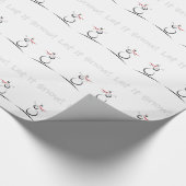 SNOWMEN KUILEN 'Laat het sneeuwen' Cadeaupapier (Hoek)