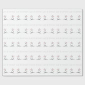 SNOWMEN KUILEN 'Laat het sneeuwen' Cadeaupapier (Vlak)