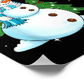 Snowmen Let It Snow Christmas Funny Family Matchin Poster (Hoek)