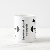 Snowmen mag geen kopje breken koffiemok (Center)