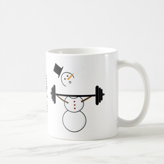 Snowmen mag geen kopje breken koffiemok (Rechts)