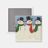 Snowmen Magneet (Voorkant / Achterkant)