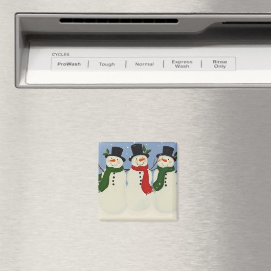 Snowmen Magneet (Insitu (Vaatwasser))