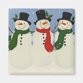 Snowmen Magneet (Voorkant)