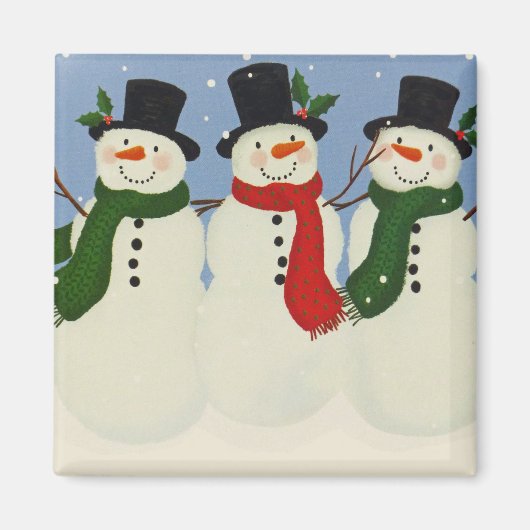 Snowmen Magneet (Voorkant)