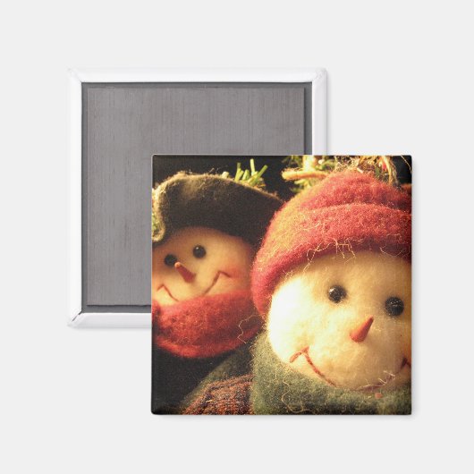 Snowmen Magneet (Voorkant / Achterkant)