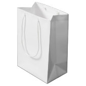 Snowmen Medium Gift Bag Cadeauzakje (Achterkant Gekanteld)