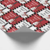 Snowmen Melt je hart | Kerstmis Cadeaupapier (Hoek)