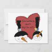 Snowmen Melt Mijn hemden en cadeaus (Voorkant)