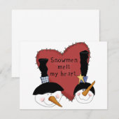 Snowmen Melt Mijn hemden en cadeaus (Voorkant / Achterkant)
