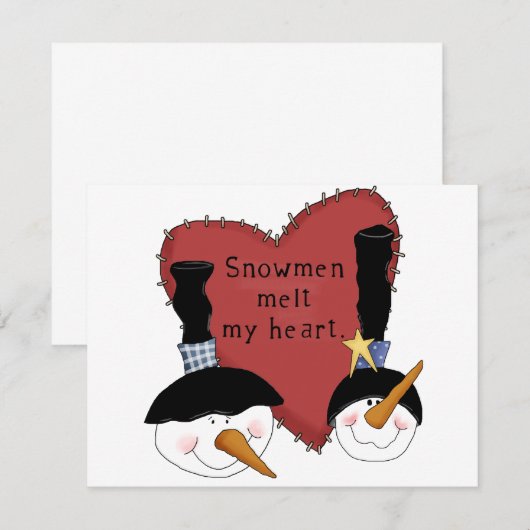 Snowmen Melt Mijn hemden en cadeaus (Voorkant / Achterkant)