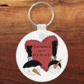 Snowmen Melt Mijn hemden en cadeaus Sleutelhanger (Voorkant)