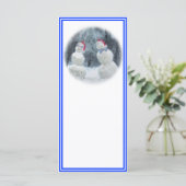 Snowmen met bril en kerstmannetjes (Staand voorkant)