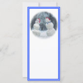 Snowmen met bril en kerstmannetjes (Voorkant)