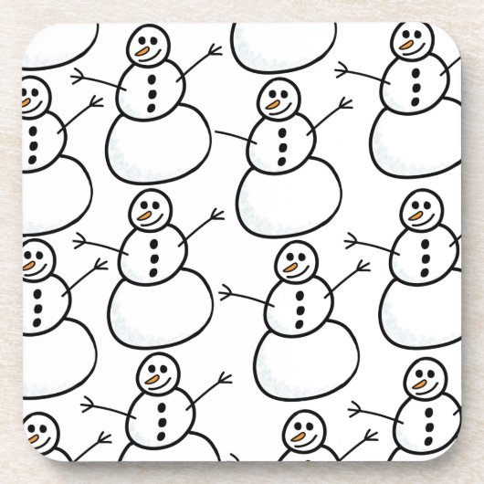 Snowmen Onderzetter (Voorkant)