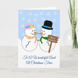 Snowmen Ontwerp Kerstmis Feestdagen Kaart