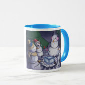 Snowmen Out Camping Mok (Voorkant rechts)