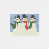Snowmen Post-it® Notes (Voorkant)