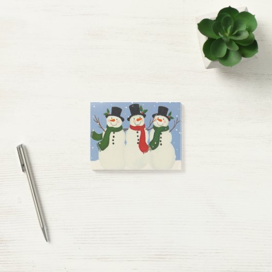 Snowmen Post-it® Notes (Kantoor)
