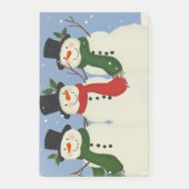 Snowmen Post-it® Notes (Voorkant)