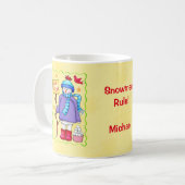 Snowmen Rule Name Persoonlijke Snowman Art Koffiemok (Voorkant links)