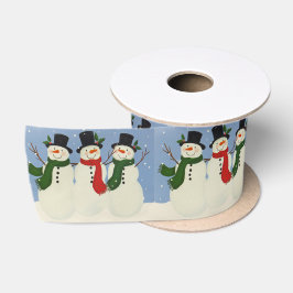 Snowmen Satijnen Lint