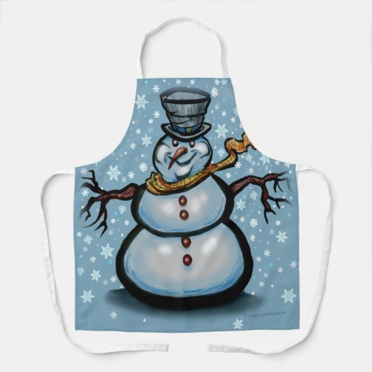 Snowmen Schort (Voorkant)