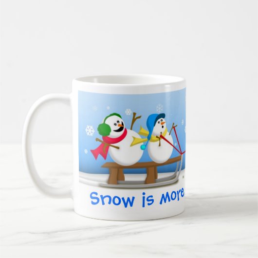 Snowmen Sledding Mok (Links)