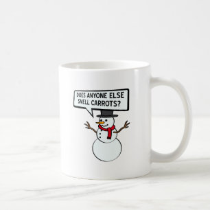 Snowmen Smell Carrots Funny Mug Koffiemok