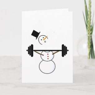 Snowmen Snatch Card Feestdagen Kaart