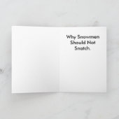 Snowmen Snatch Kaart (Binnen)