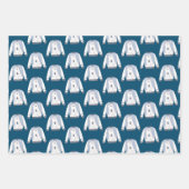 Snowmen, Stockings & Ugly Sweater Kerstmis Inpakpapier Vel (Voorkant 3)