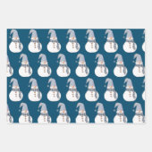 Snowmen, Stockings & Ugly Sweater Kerstmis Inpakpapier Vel (Voorkant)