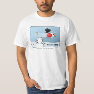 Snowmen Suck bij Dodgeball. t-shirt