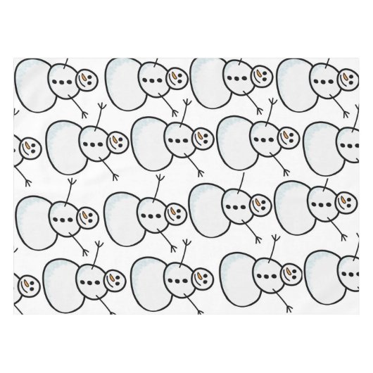 Snowmen Tafelkleed (Voorkant (Horizontaal))