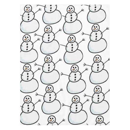 Snowmen Tafelkleed (Voorkant)