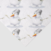 Snowmen Tissuepapier (Detail)